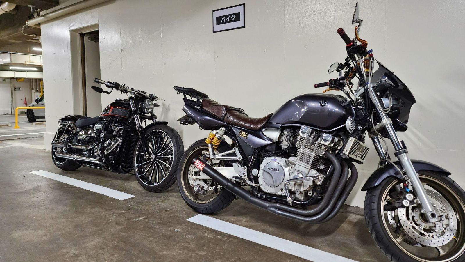 バイク駐車場案内