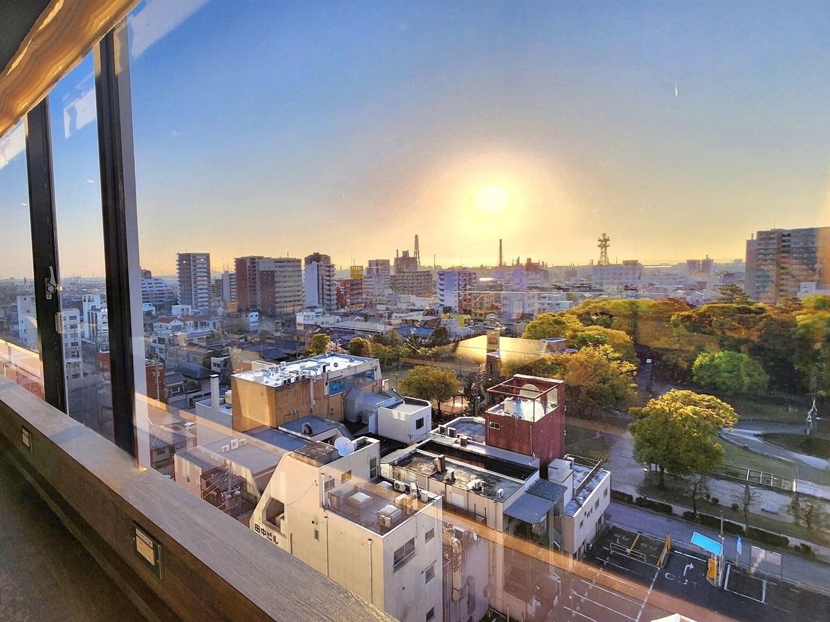 朝食会場からの景色